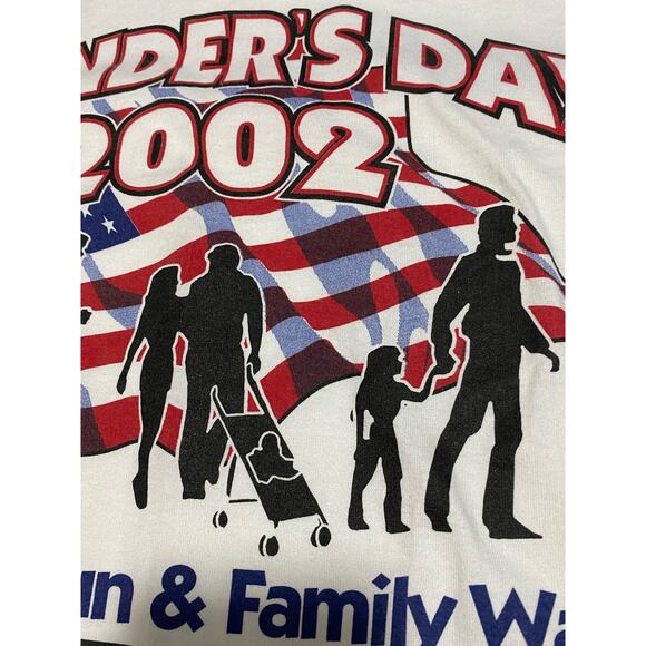 Cooper City Founders Day Marathon 2002 Vintage white t shirt size Small - Picture 6 of 6